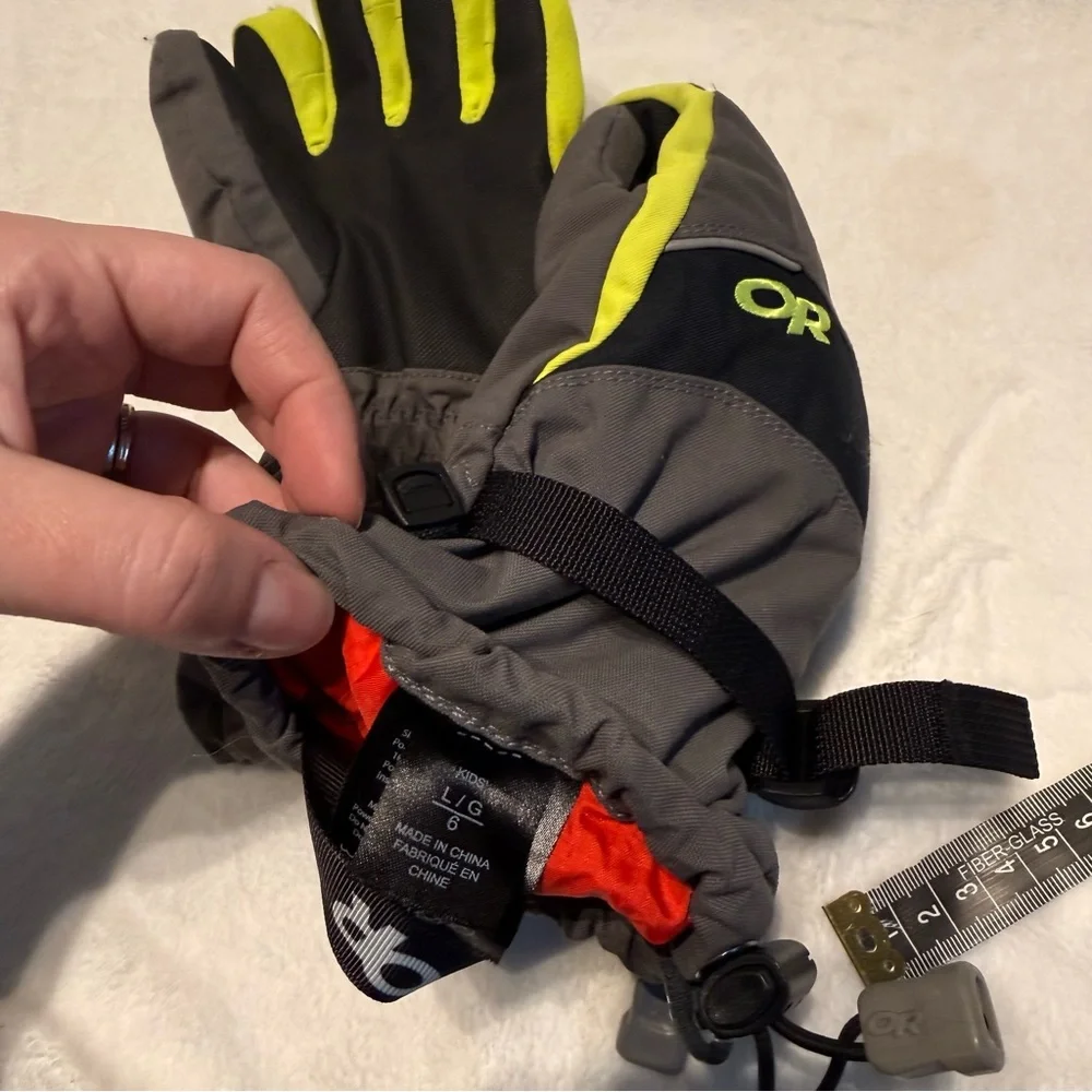 Outdoor Research Insulated Ski gloves mittens Adrenaline Mitten/Glove size Large